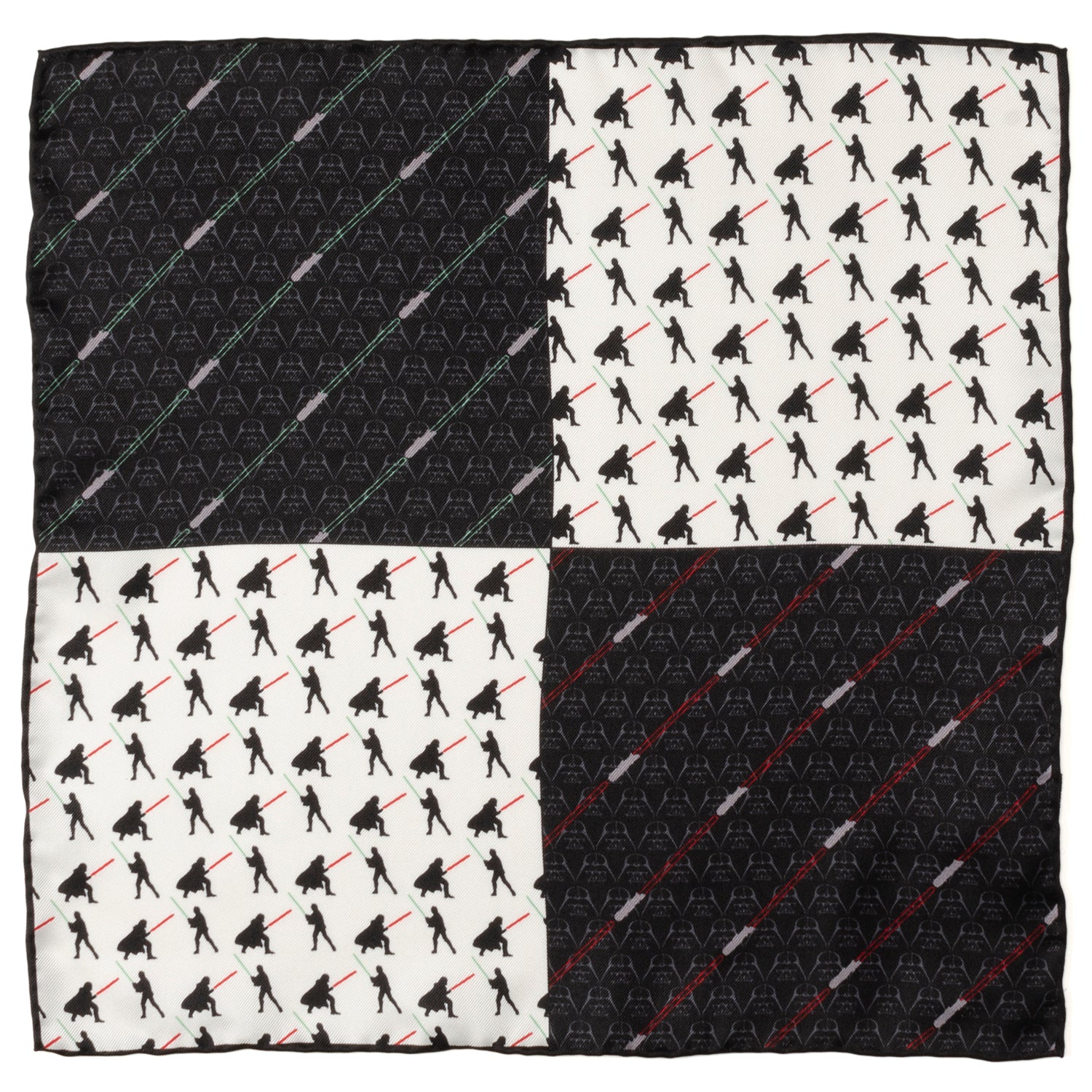 Star Wars- Vader vs Skywalker Lightsaber Pocket Square Image 1