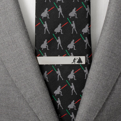 Vader Luke Lightsaber Battle Tie Bar Image 2