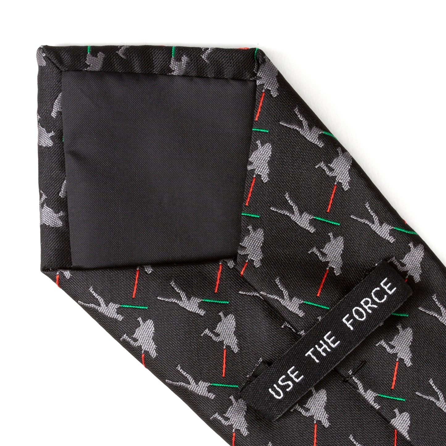 Vader v. Luke Battle Lightsaber Black Mens Tie Image 8