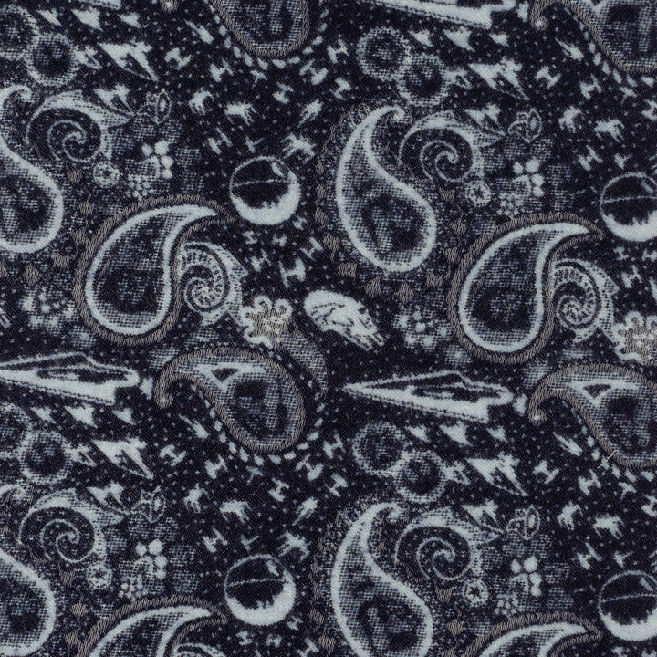 Vader Paisley Blue and Gray Scarf Image 3