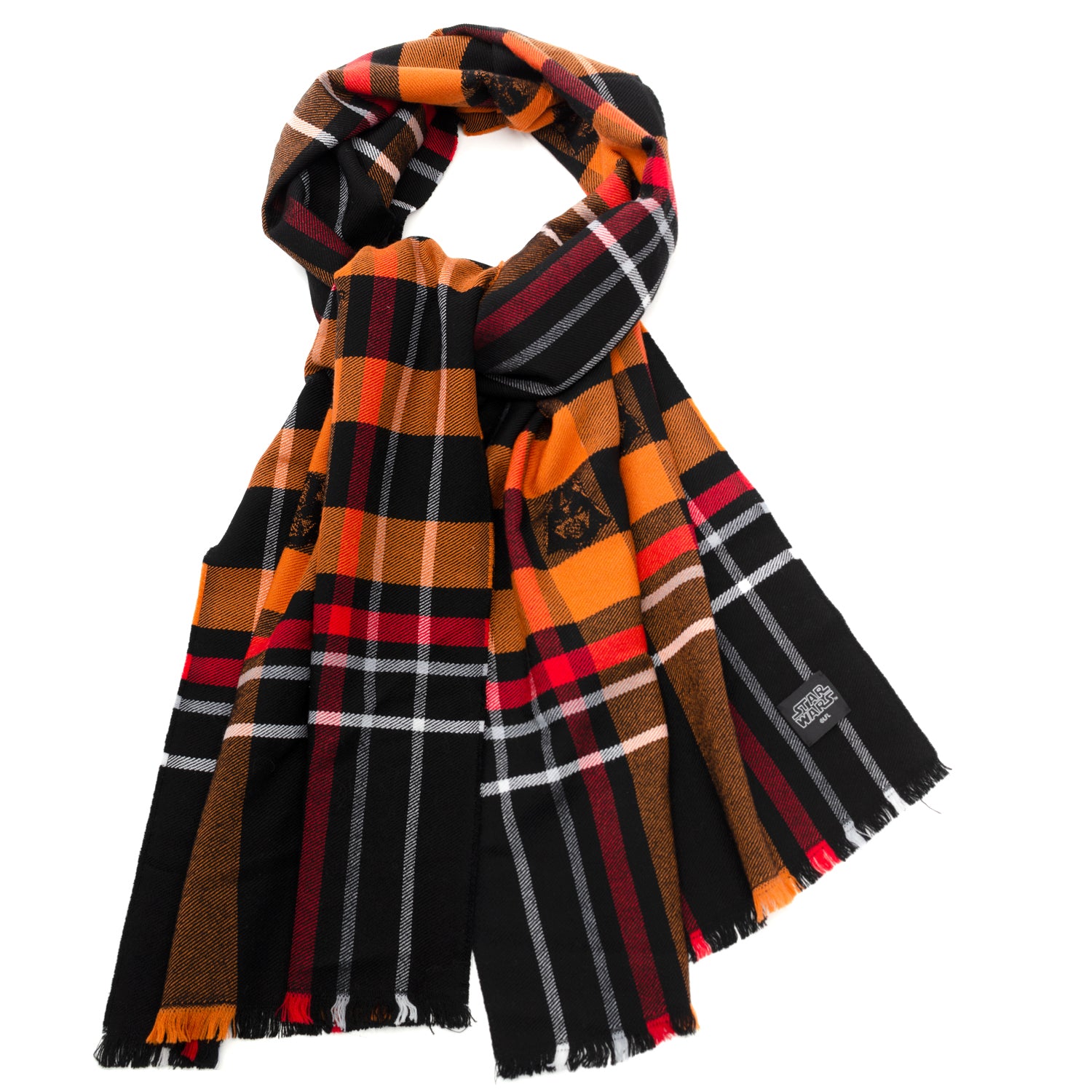 Darth Vader Black Tartan Scarf
 Image 1