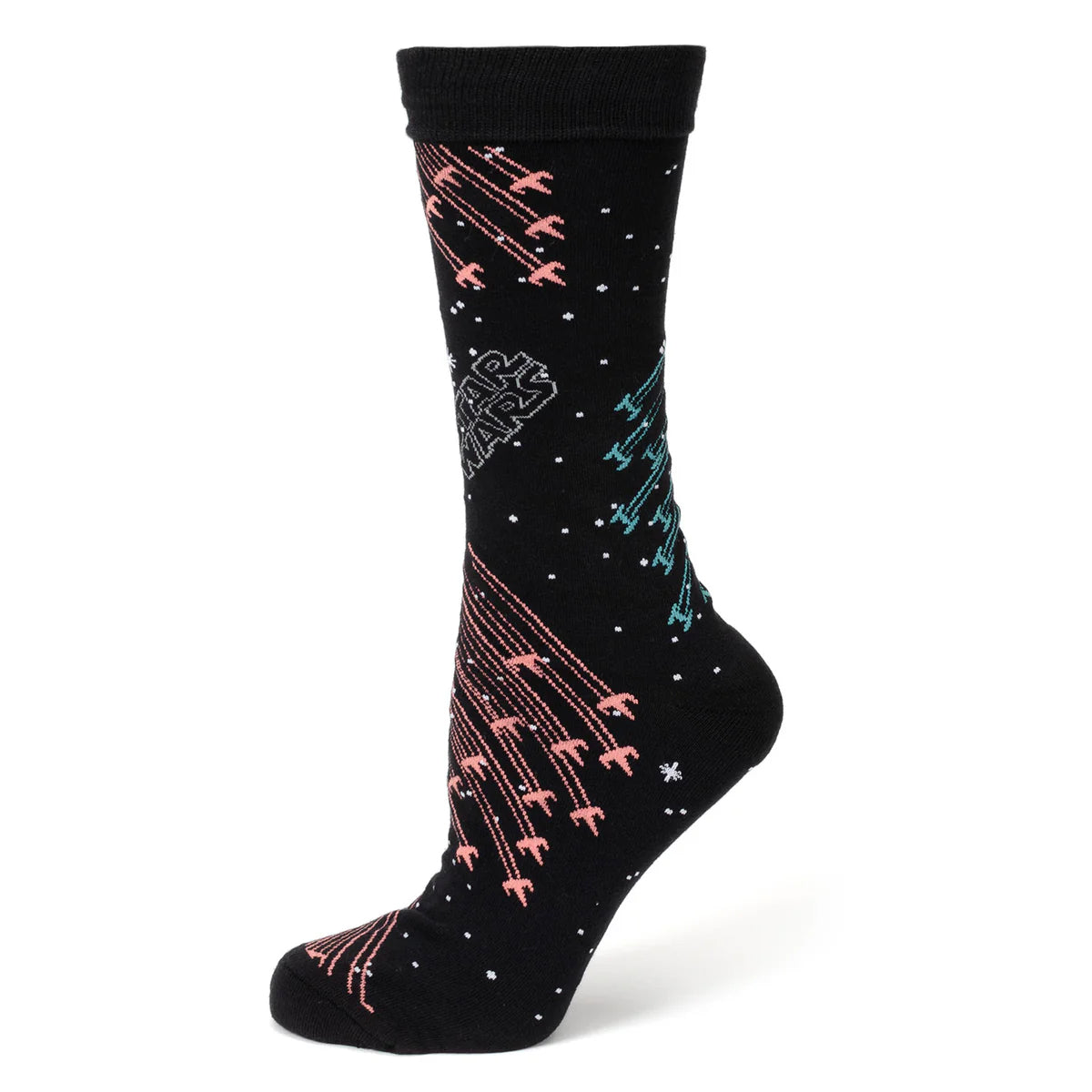 Star Wars X-Wing and TIE Fighter Battle Dress Socks and Lapel Pin Gift Set Image 2