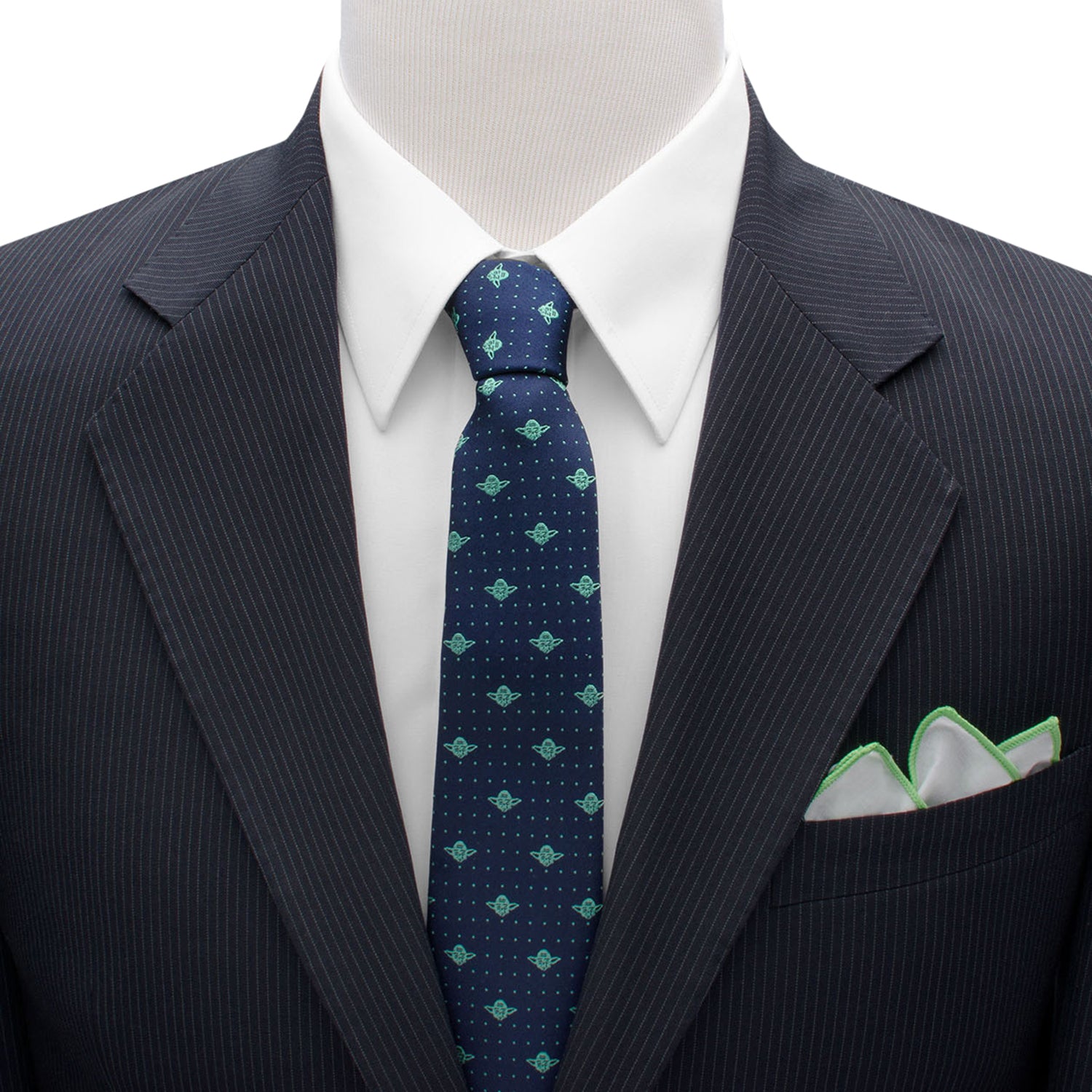 Yoda Dot Navy Tie Image 2