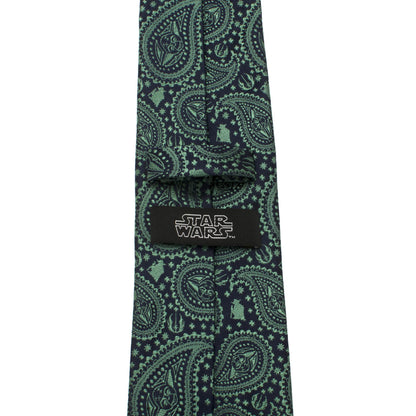 Yoda Green Paisley Mens Tie Image 4