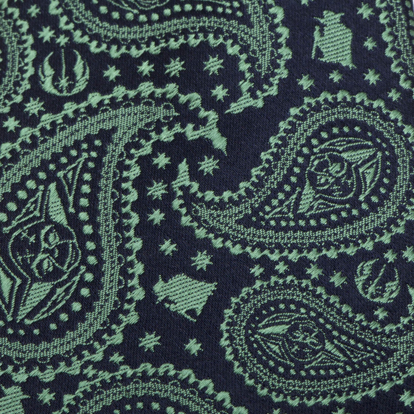 Yoda Green Paisley Mens Tie Image 5