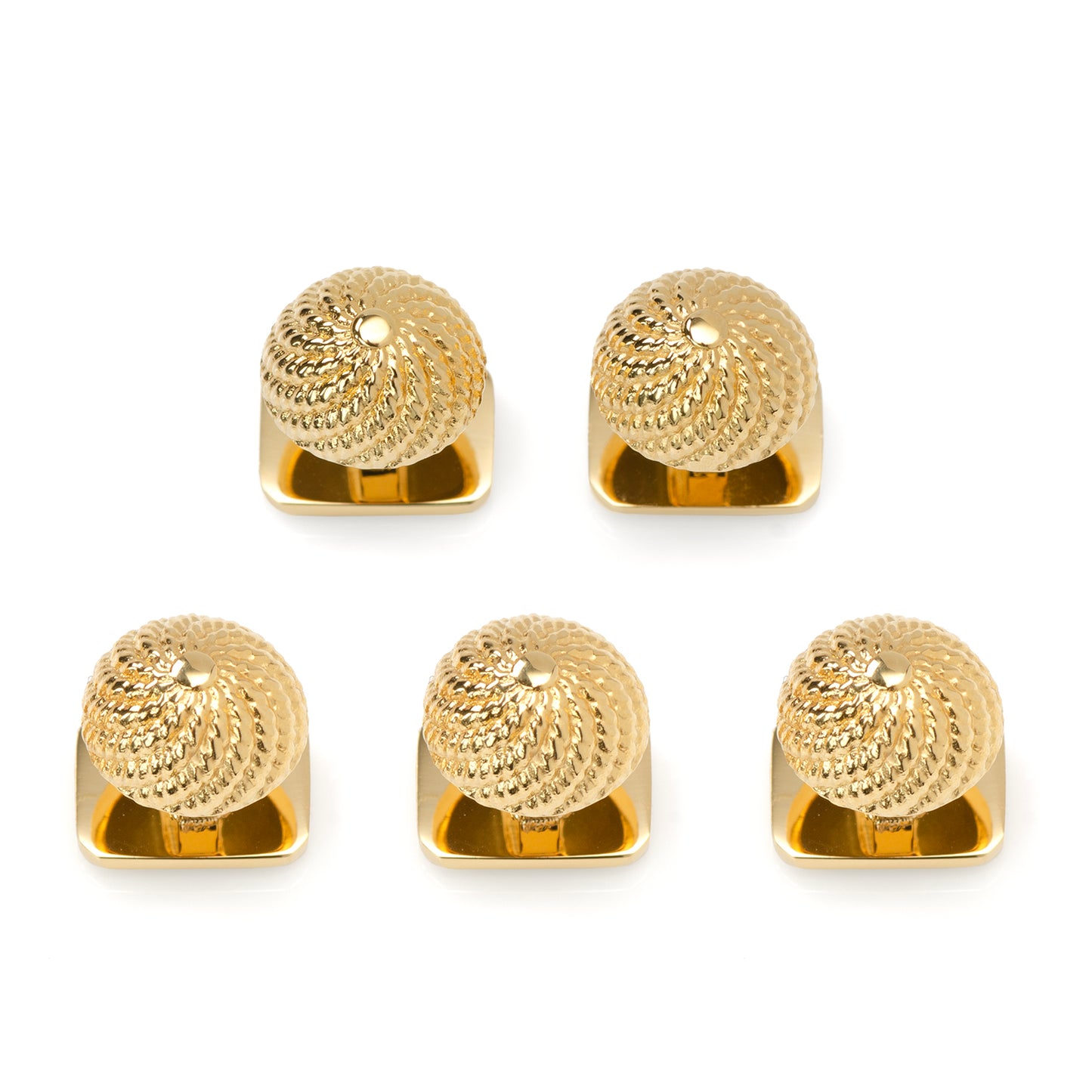 VDP 3D Colony Gold Stainless Studs Image 1