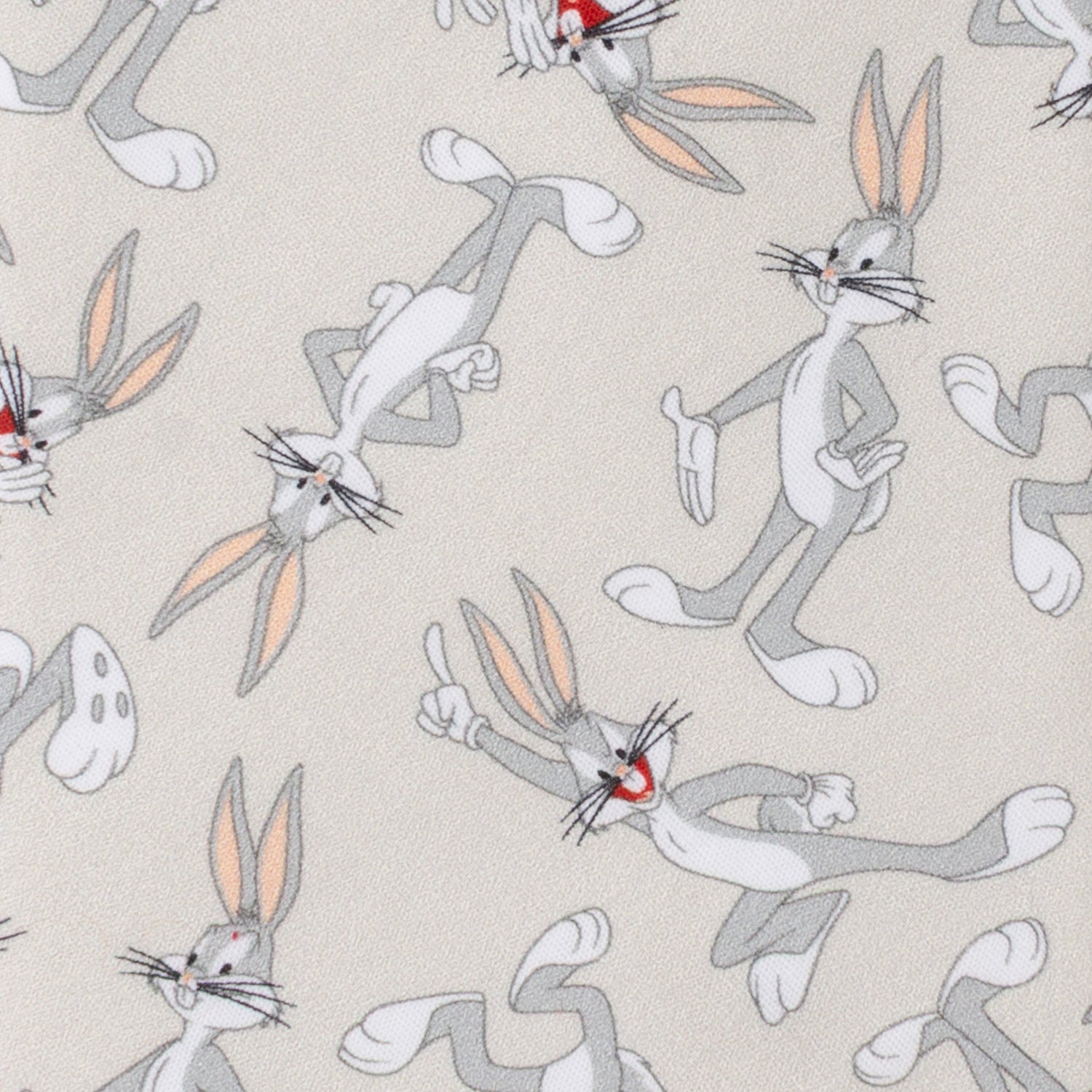 Looney Tunes Bugs Bunny Gray Men's Tie