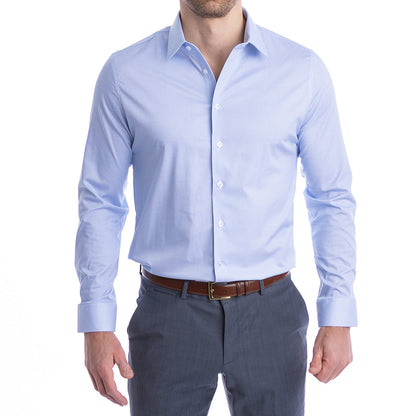 goTIELESS Ultimate Dress Shirt (Blue Diamond)