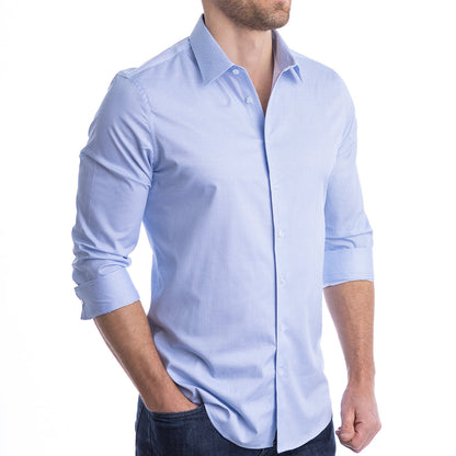 goTIELESS Ultimate Dress Shirt (Blue Diamond)