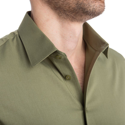goTIELESS Ultimate Dress Shirt (Army Green)