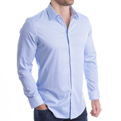 goTIELESS Ultimate Dress Shirt (Blue Diamond)