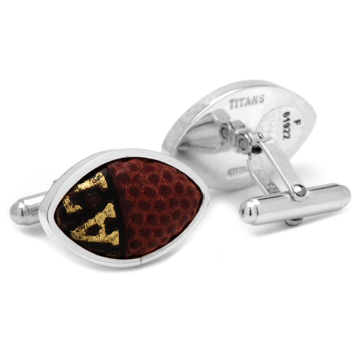 Tennessee Titans Game Used Football Cufflinks Image 2