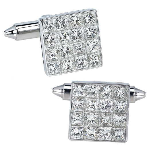 Jacob & Co. Square Diamond Cufflinks Image 1