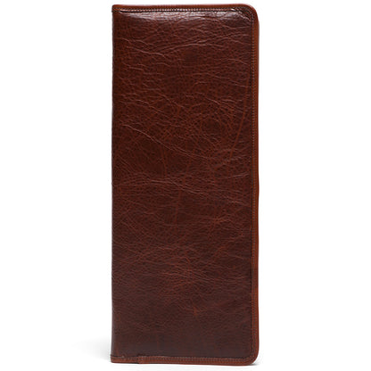 Evans Tie Case in Titan Milled Brown Image 2