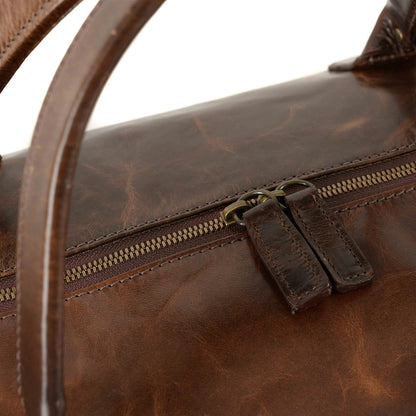 Benedict Weekend Bag in Brompton Brown Image 6