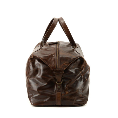 Benedict Weekend Bag in Brompton Brown Image 8