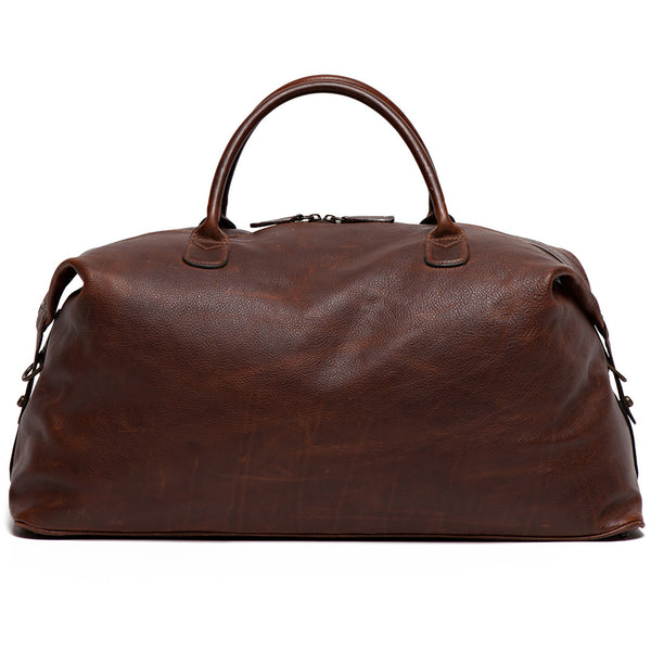 Benedict Weekend Bag in Titan Milled Brown Image 1