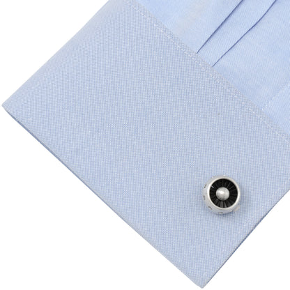 Jet Turbine Engine Cufflinks Image 4