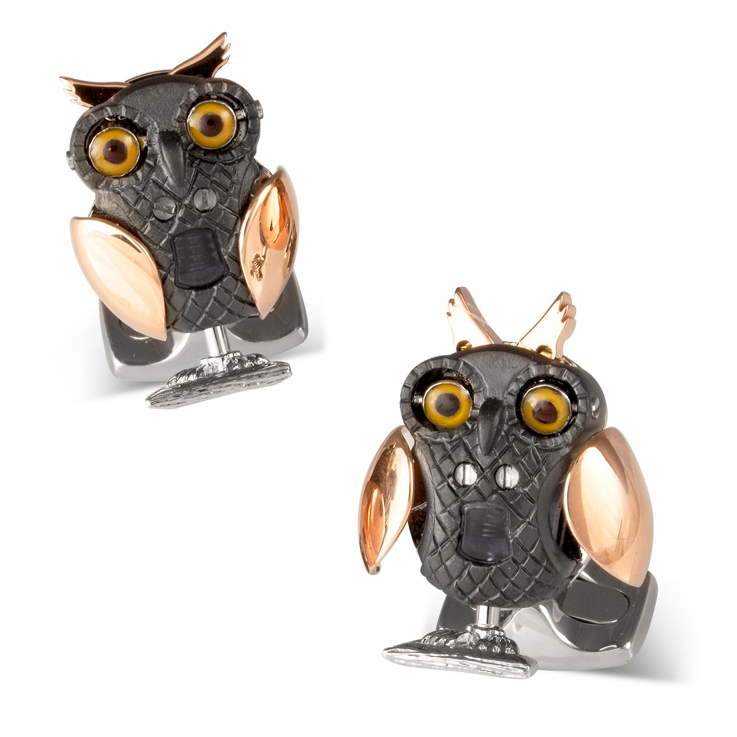 Mechanical Owl Cufflinks Image 1