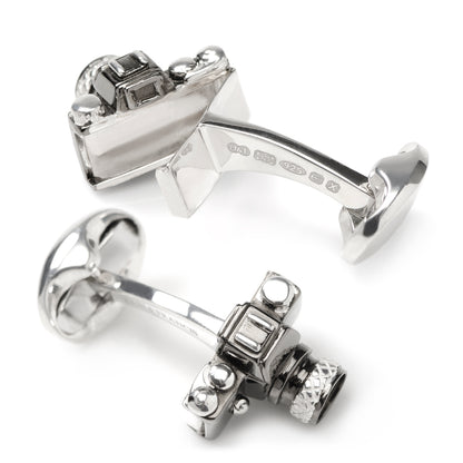 Sterling Silver Camera Cufflinks
 Image 4