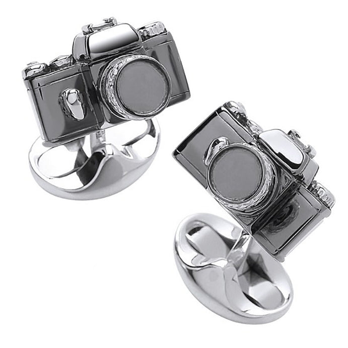 Sterling Silver Camera Cufflinks
 Image 1