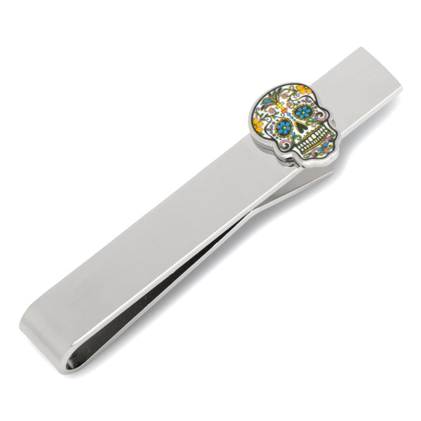 Day of the Dead Skull Tie Bar Image 1