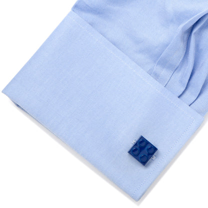 Blue Building Block Cufflinks Image 3