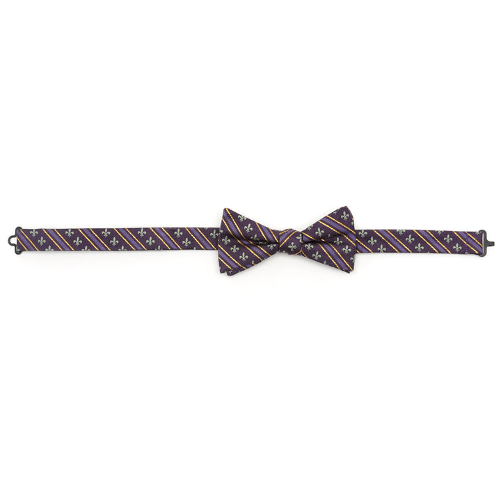 Mardi Gras Stripe Bow Tie Image 5