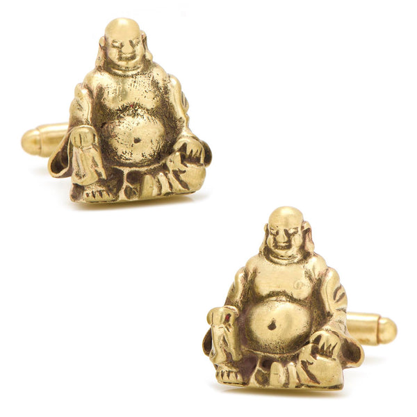 Smiling Buddha Cufflinks Image 1