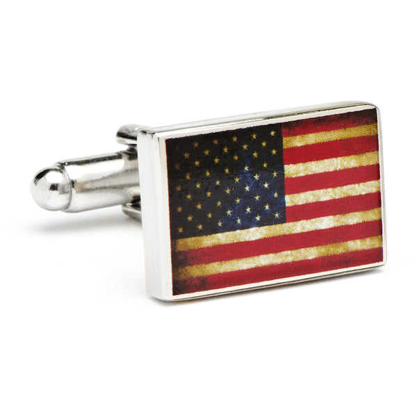 Vintage USA Flag Cufflinks Image 1