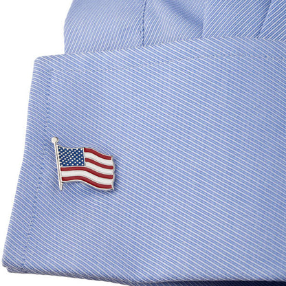 US Flag Cufflinks Image 2