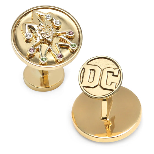 Gold Joker Cufflinks Image 1