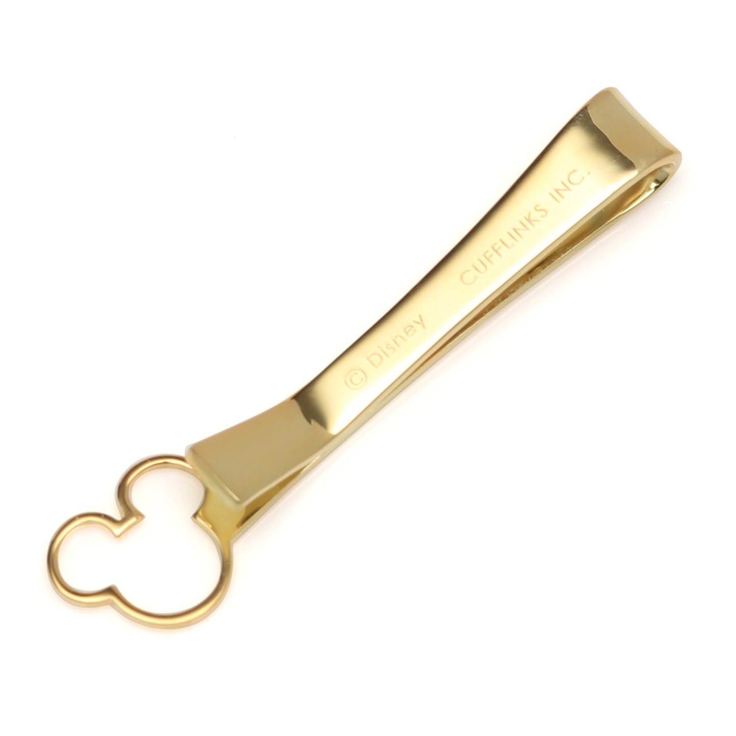 Mickey's 90th Anniversary Vermeil Silhouette Tie Bar Image 2