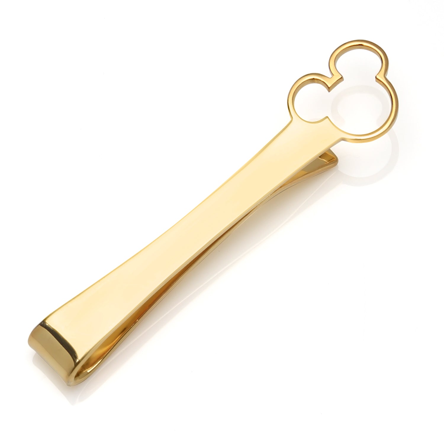 Mickey's 90th Anniversary Vermeil Silhouette Tie Bar Image 1