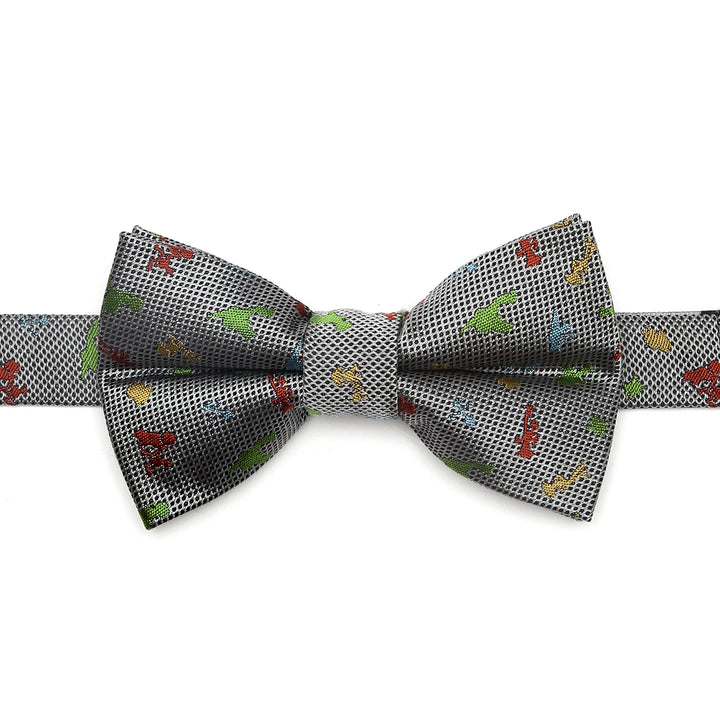 Toy Story Scattered Motif White Kid's Bow Tie Big Boys Image 1