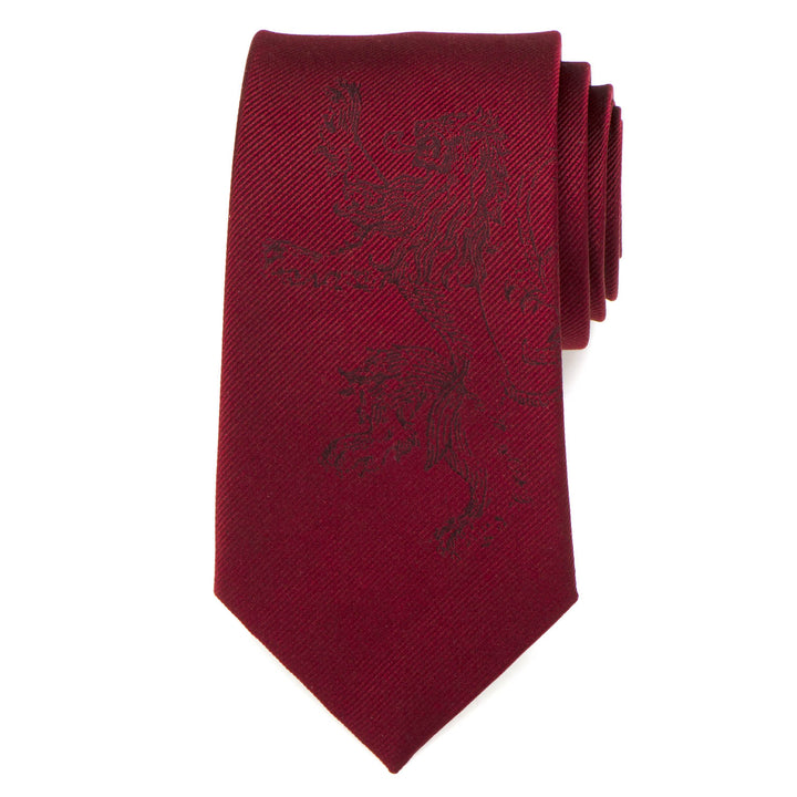 Lannister Lion Red Men's Tie Image 3