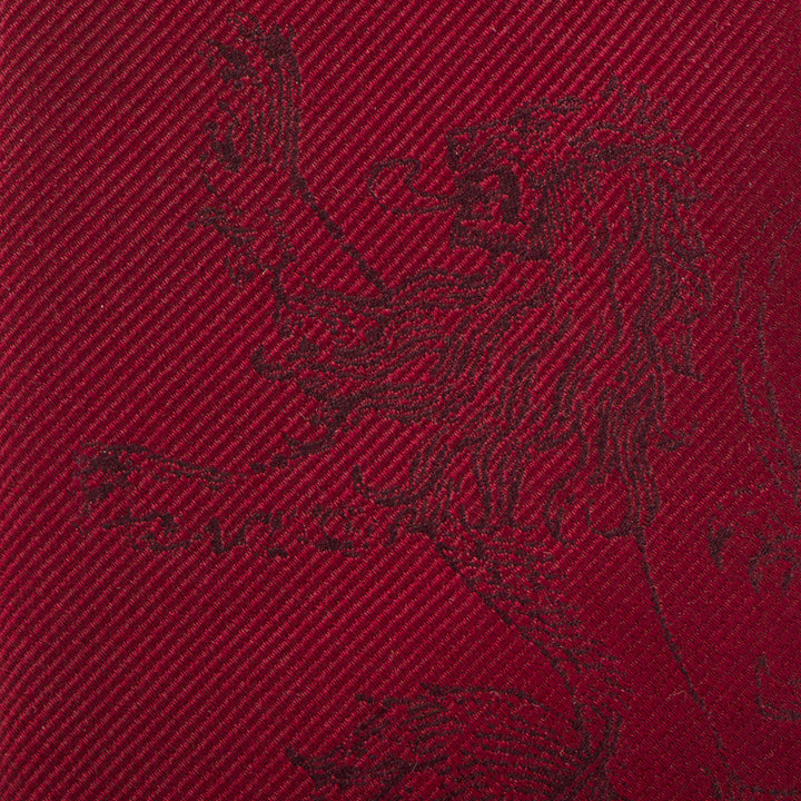 Lannister Lion Red Men's Tie Image 5