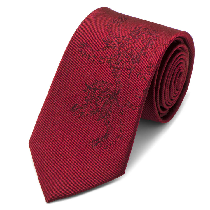 Lannister Lion Red Men's Tie Image 1