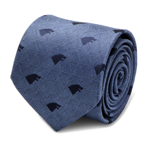 Stark Geometric Sword Blue Men's Tie Image 1