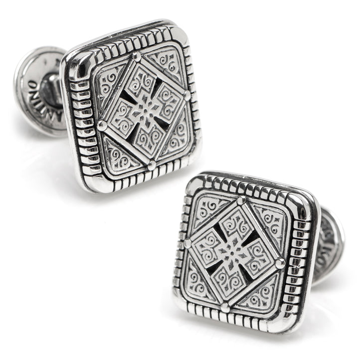 Sterling Silver Maltese Cross Cufflinks Image 1