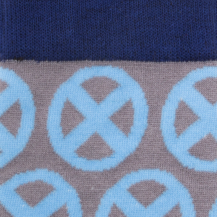 X-Men Symbol Gray Socks Image 3