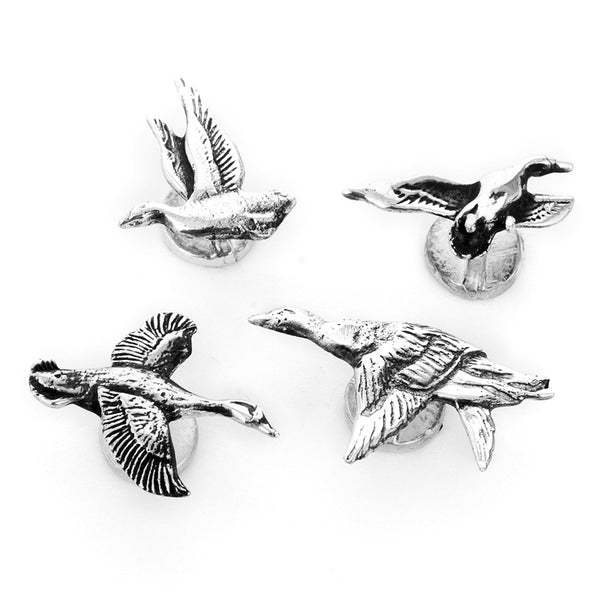 Sterling Duck Studs Image 1