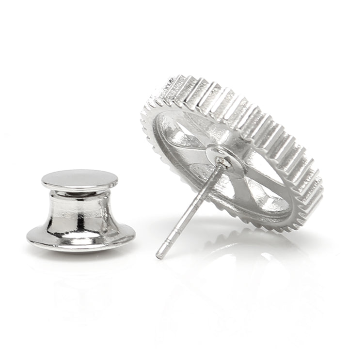 Gear Stainless Steel Lapel Pin Image 3