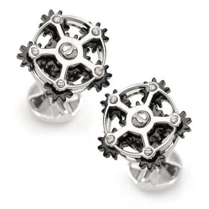 Rotating Gear Cufflinks Image 3