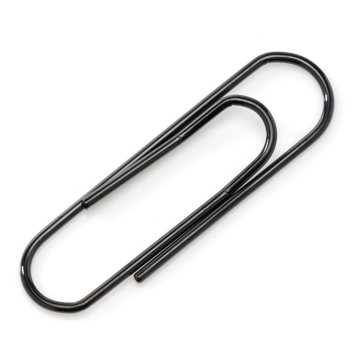 Black Stainless Steel Paper Clip Money Clip Image 2