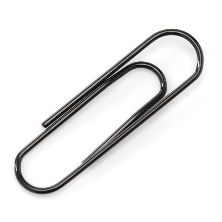 Black Stainless Steel Paper Clip Money Clip Image 1