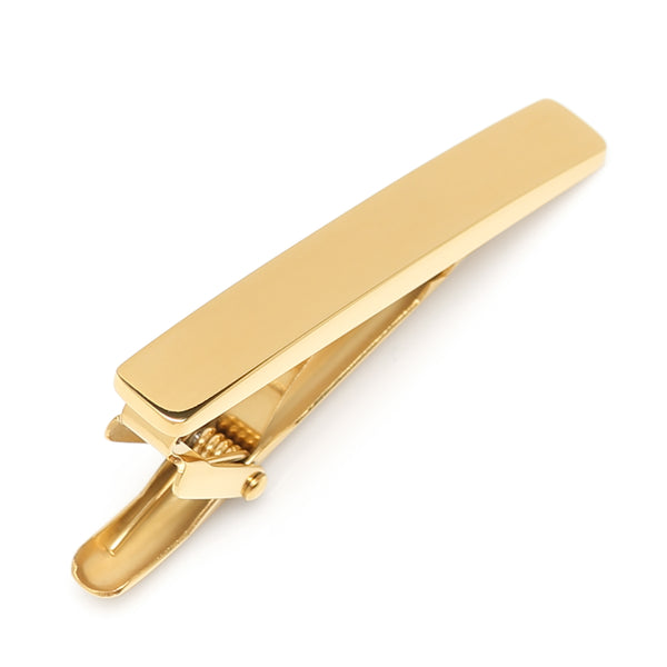 Gold Stainless Tie Clip Image 1