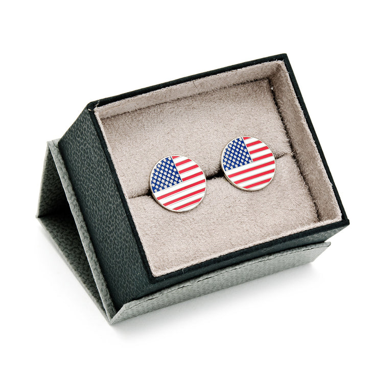 American Flag Cufflinks Image 3