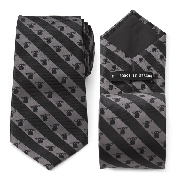 The Child Charcoal Stripe Men's Tie Image 1