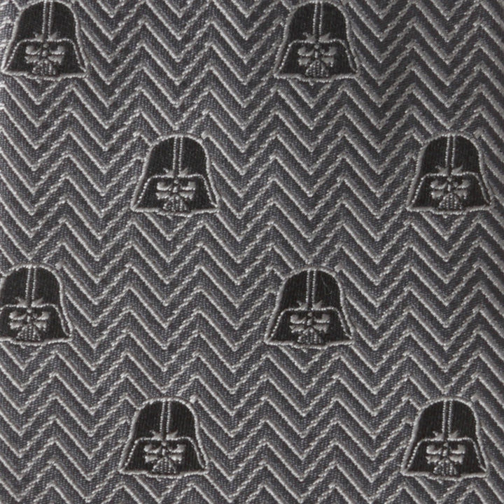 Darth Vader Herringbone Black Men's Tie Image 5